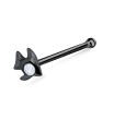 Fish Silver Bone Nose Stud NSKD-78